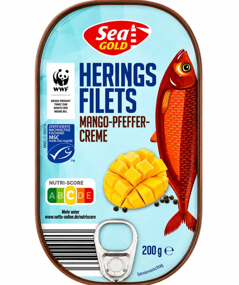 Sea Gold Sleďové filety v mangovo-pepřové omáčce 200 g