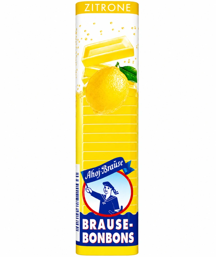 Ahoj-Brause Šumivé bonbóny Citron 23 g