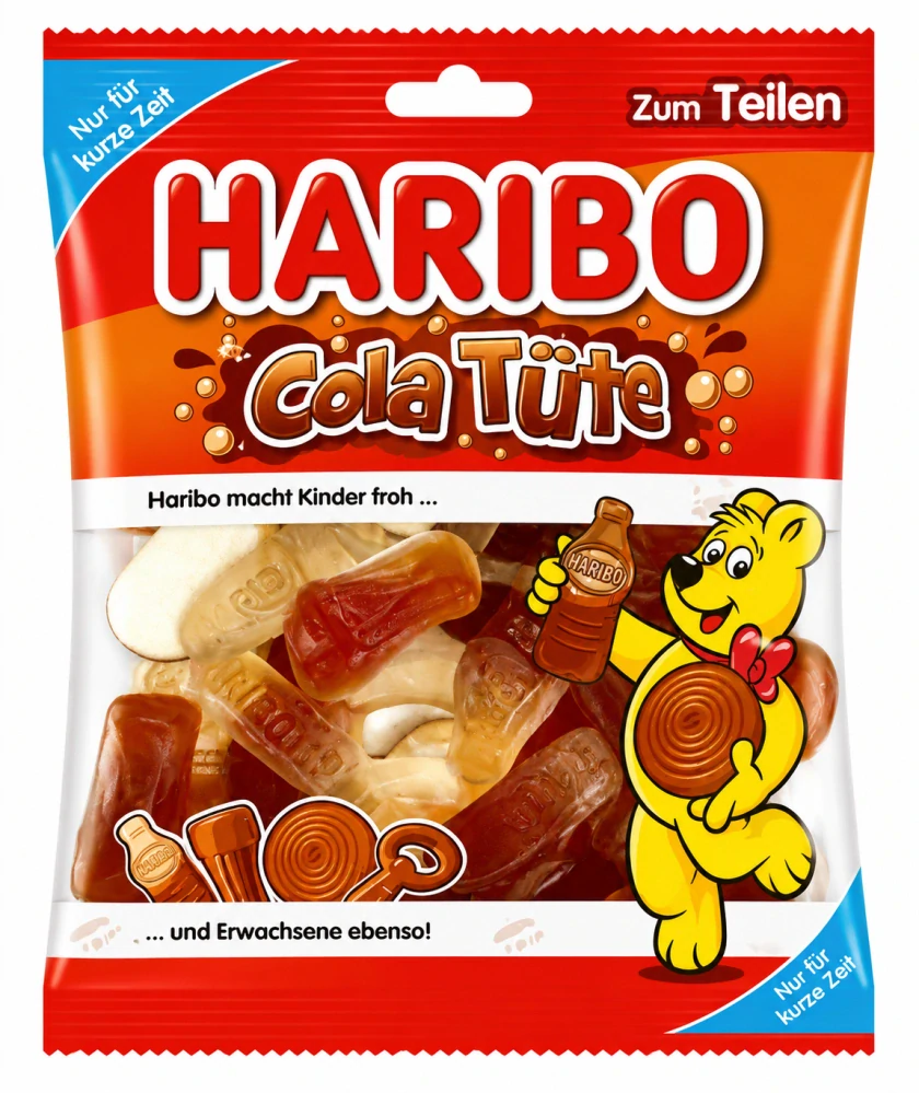 Haribo Cola Tüte želé s příchutí koly 175 g