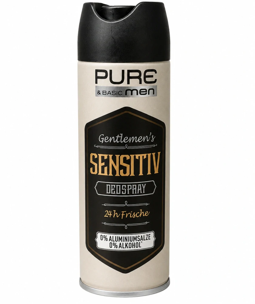 PURE & BASIC Men Gentlemen's SENSITIV Deospray 200 ml