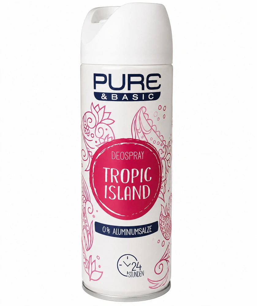 PURE & BASIC Deospray Tropic Island 200 ml