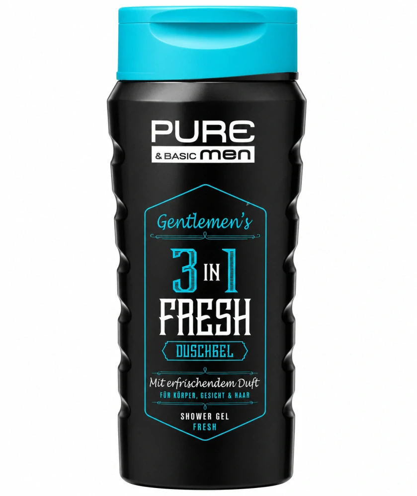 PURE & BASIC MEN Duschgel Gentlemen's 3in1 Fresh 400 ml