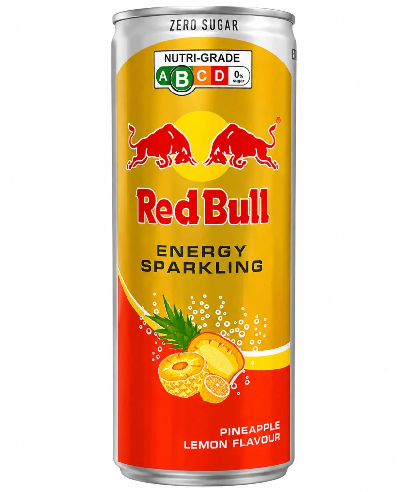Red Bull Sparkling Zero Sugar - Pineapple Lemon Flavour 250ml