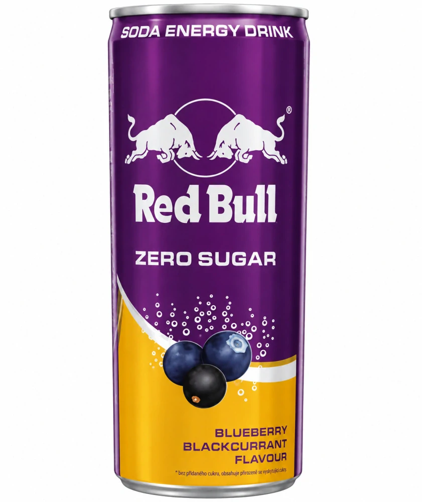 Red Bull ZERO SUGAR - Blueberry Blackcurrant Flavour 250ml