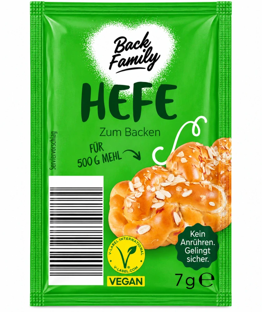 Back Family Sušené pekařské droždí 7 g