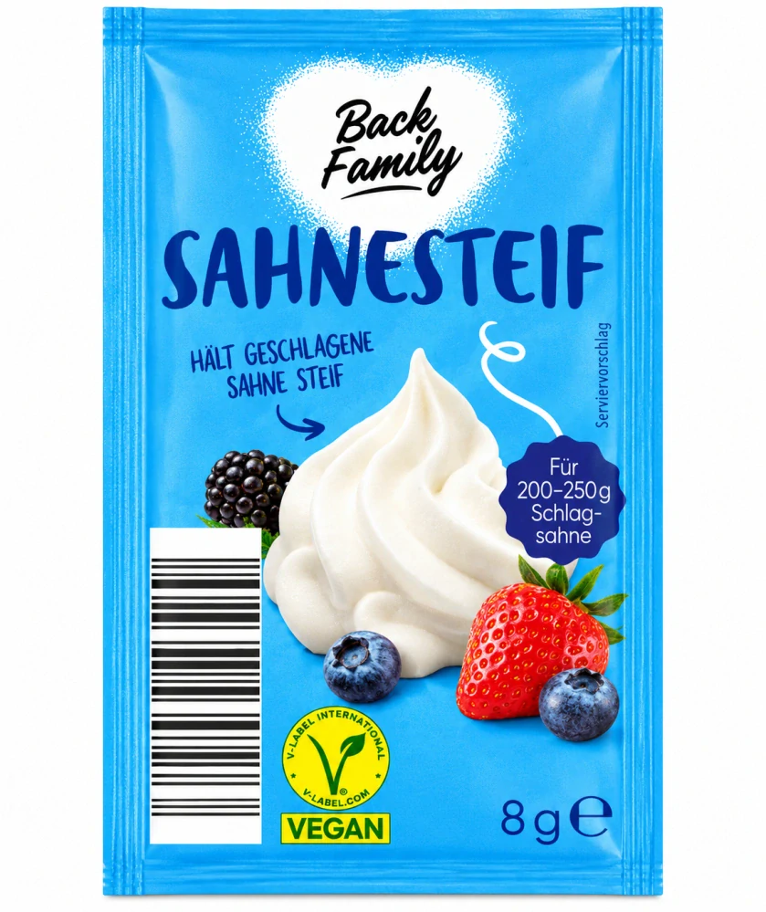 Back Family Ztužovač šlehačky 8 g