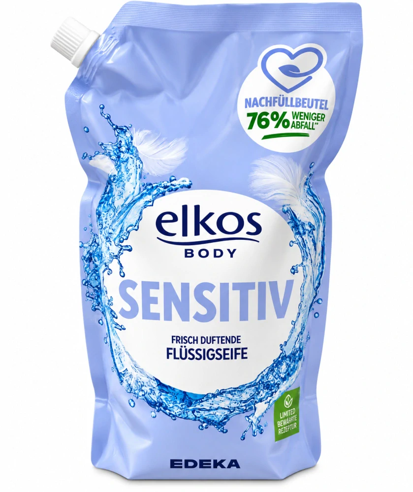 ELKOS Body Tekuté mýdlo Sensitiv – Náhradní náplň 1l