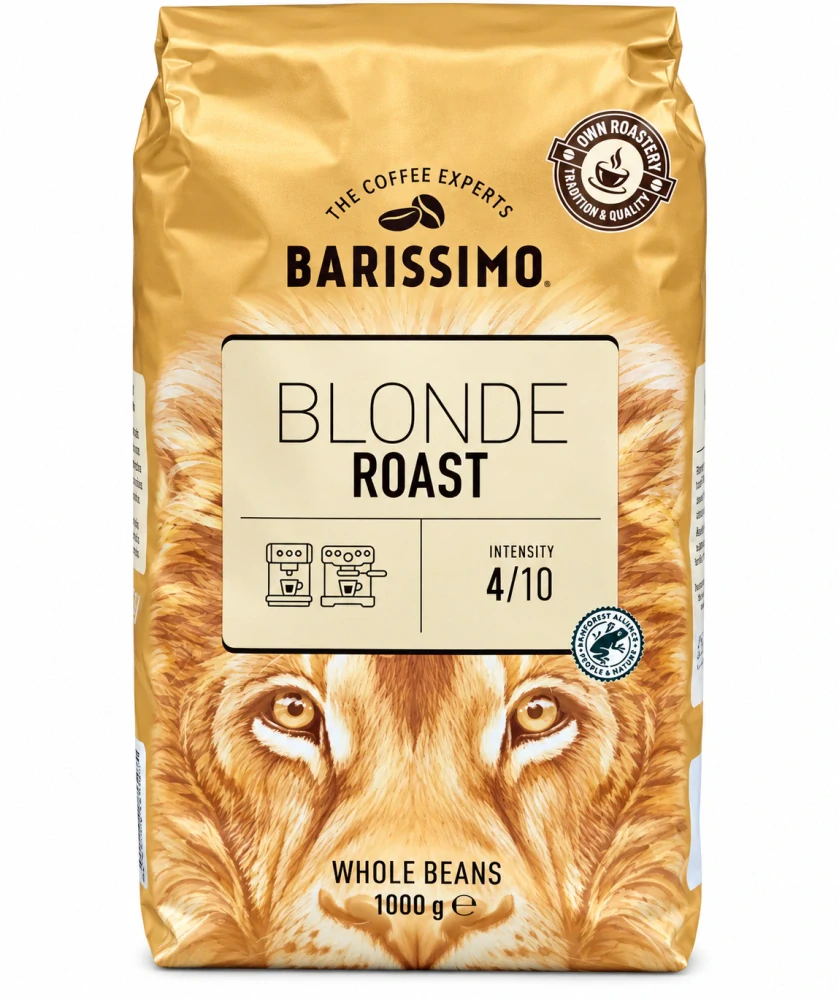 BARISSIMO Blonde Roast Zrnková káva 1000 g