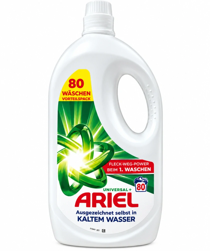 ARIEL Universal+ Tekutý prací prostředek (80 pracích dávek) 3600 ml