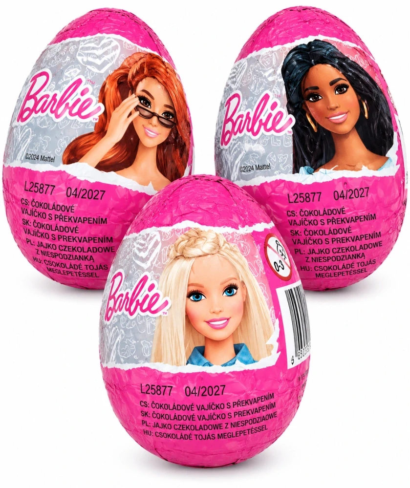 Zaini Barbie Čokoládové vajíčko s překvapením 20 g