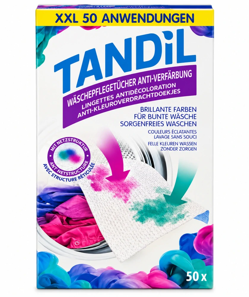Tandil Wäschepflegetücher Anti-Verfärbung (50 ks)