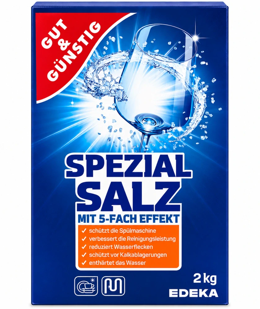 GUT&GÜNSTIG Speciální regenerační sůl do myčky nádobí 2 kg