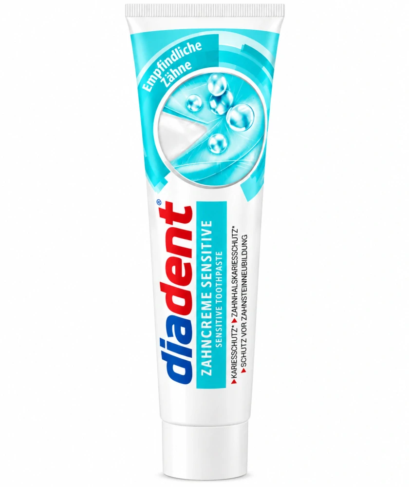 Diadent Sensitive – Jemná zubní pasta pro citlivé zuby (125 ml)