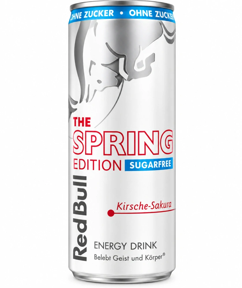 Red Bull The Spring Edition Kirche-Sakura Sugarfree 250ml