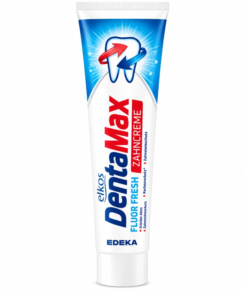 DentaMax Fluor Fresh – Osvěžující zubní pasta s fluoridem (125 ml)