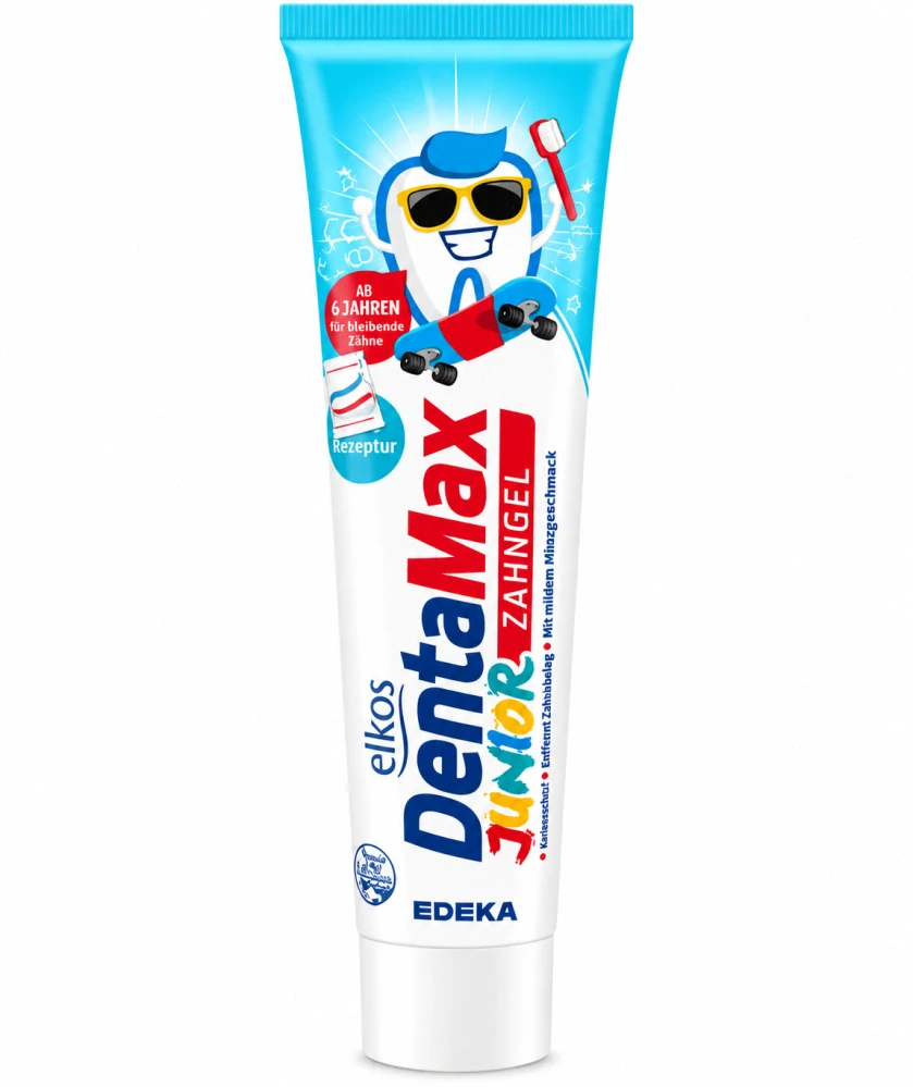 DentaMax Junior – Dětská zubní pasta / gel Máta 6+ let (100 ml)