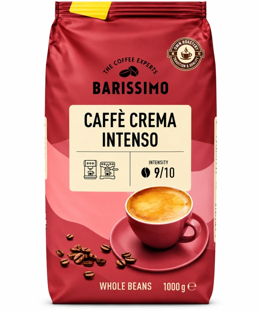 Barissimo Caffè Crema Intenso pražená zrnková káva 1000 g
