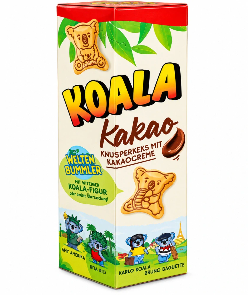 KuchenMeister Koala sušenky s kakaovou náplní 75 g