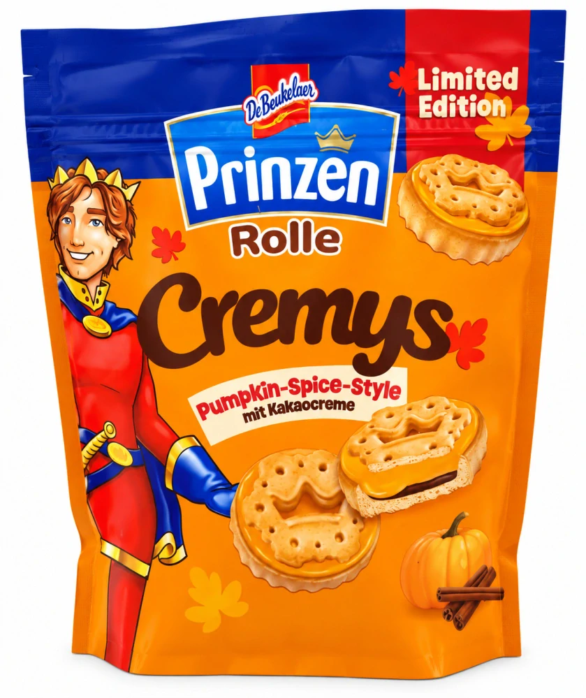Prinzen Rolle Cremys sušenky Pumpkin-Spice s kakaovým krémem 172 g
