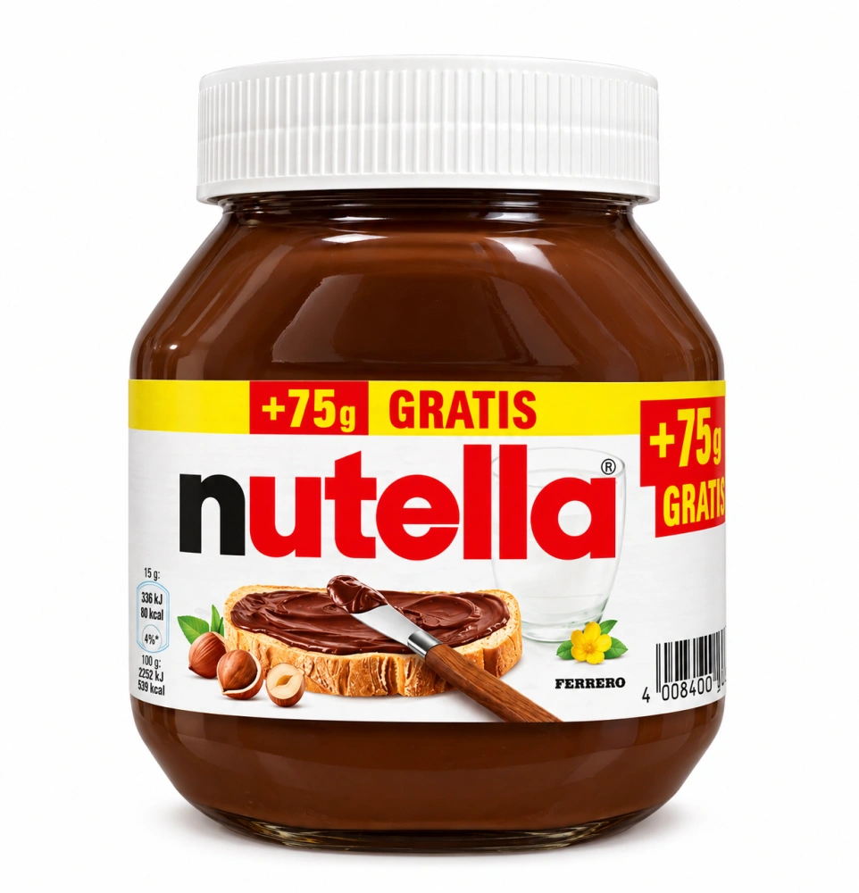 Nutella lískooříšková pomazánka s kakaem 825 g