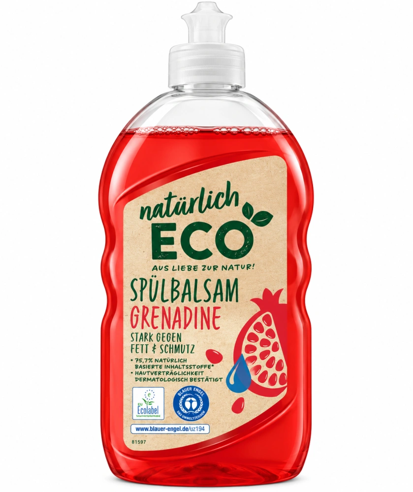 Natürlich ECO Prostředek na mytí nádobí – Grenadine (500 ml)