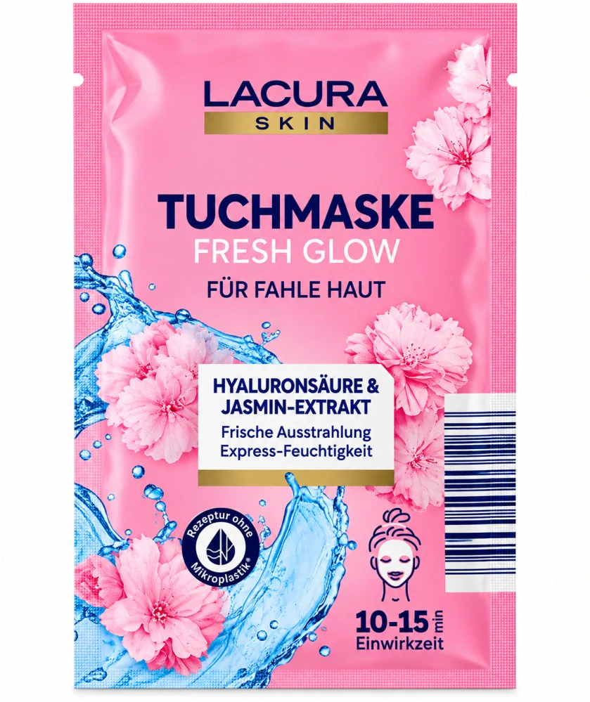 Lacura Skin Textilní pleťová maska Fresh Glow (1 ks)
