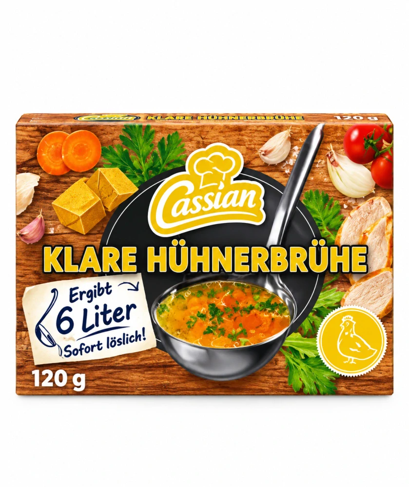 Cassian Čirý slepičí bujon 12 kostek (120 g)