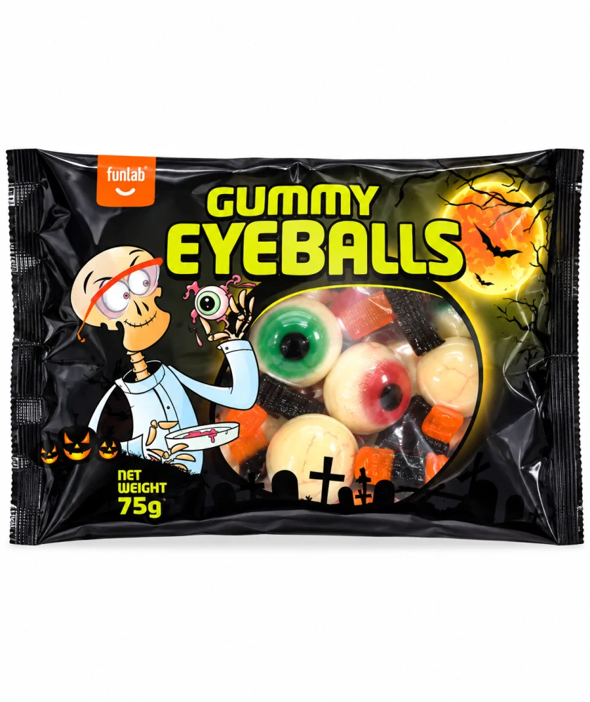 Gummy Eyeballs Želé oči s ovocnou příchutí 75 g