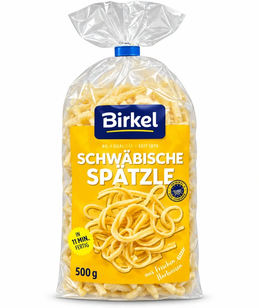 Birkel Švábské vaječné špecle – těstoviny z čerstvé tvrdé pšenice (500 g)