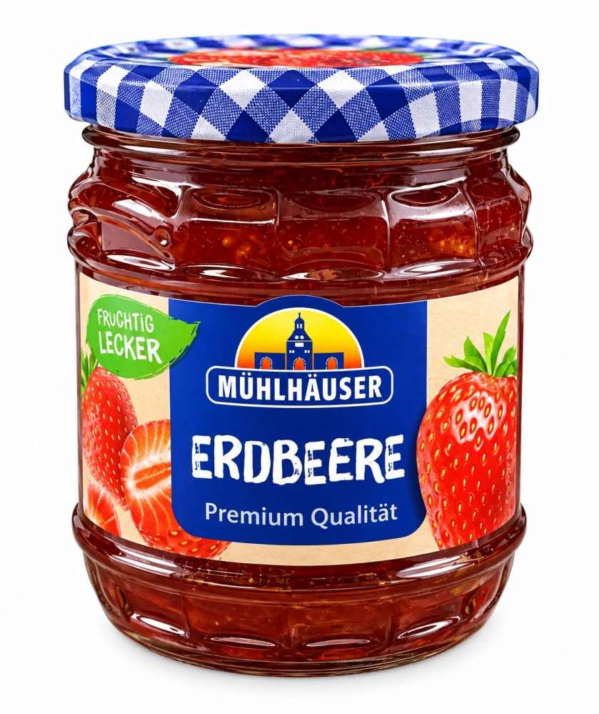 Mühlhäuser Jahodová konfitura Extra 450 g