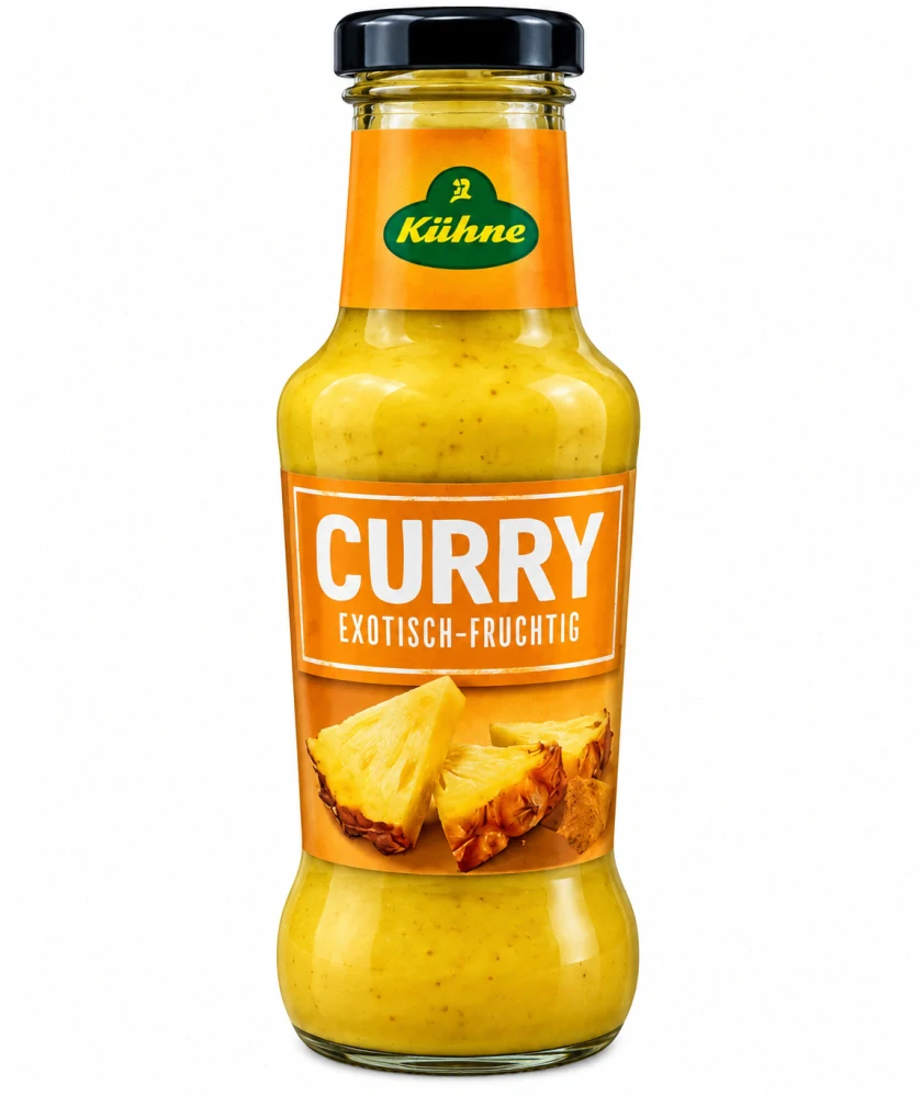 Kühne Curry omáčka exoticko-ovocná 250 ml