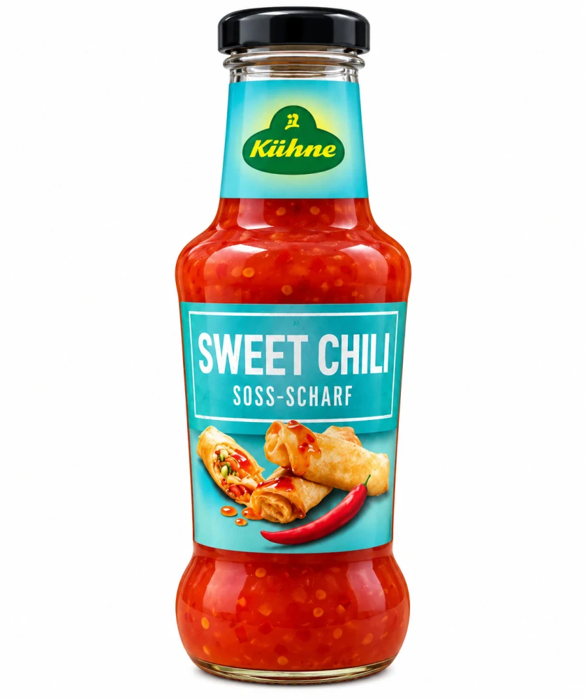 Kühne Sweet Chilli omáčka sladko-palčivá s česnekem 250ml