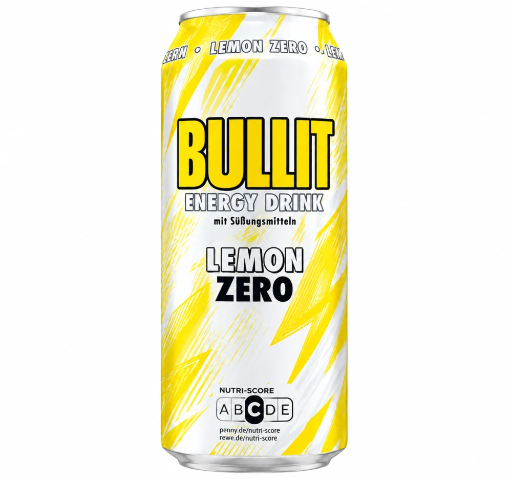 Bullit Lemon Zero energetický nápoj s příchutí citronu 500 ml