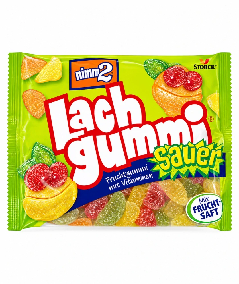 nimm2 Lachgummi Sauer Kyselé ovocné želé bonbóny s vitamíny 250 g
