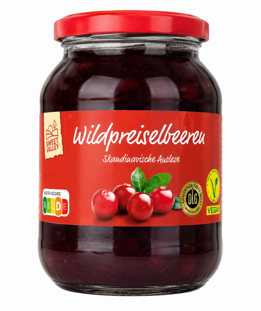 Divoké brusinky – skandinávský výběr 400g
