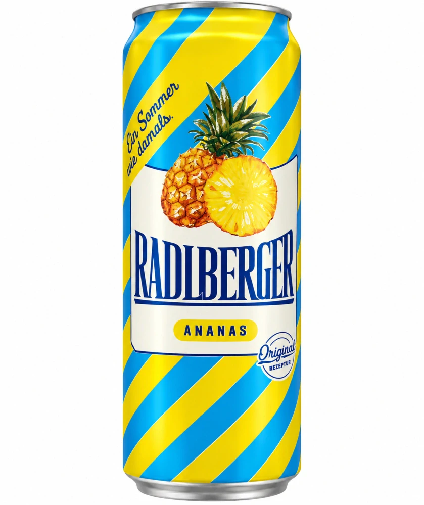 Radlberger Ananas Nealkoholický sycený nápoj s příchutí ananasu 330 ml