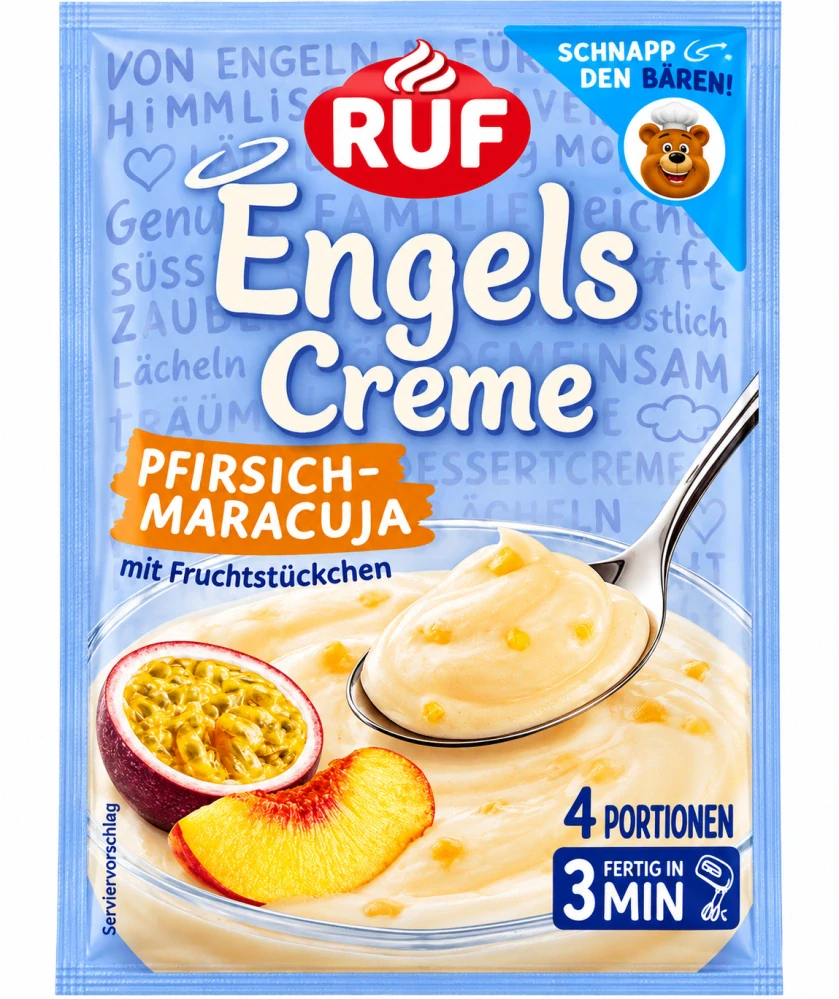 RUF-Dezertní krém Broskev a Maracuja 65 g