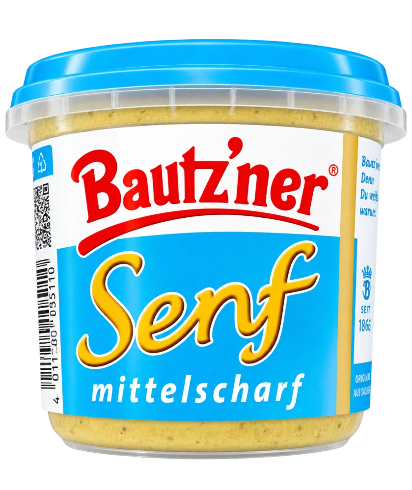 Bautz'ner Hořčice středně pálivá 200ml