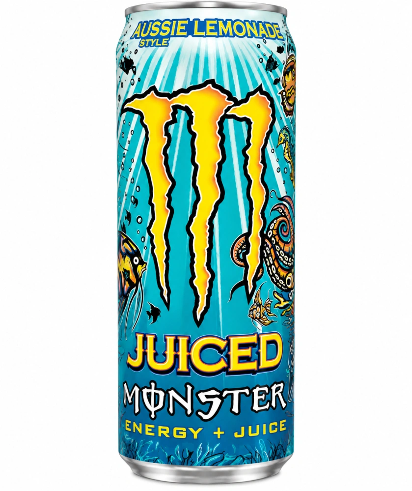 Monster Juiced Aussie Style Lemonade 500 ml