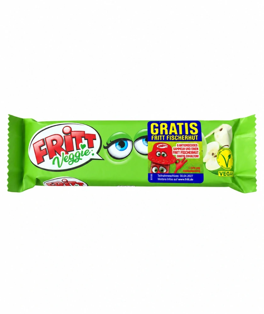 FRITT Veggie - Žvýkací bonbóny s vitamínem C a příchutí jablka 70 g
