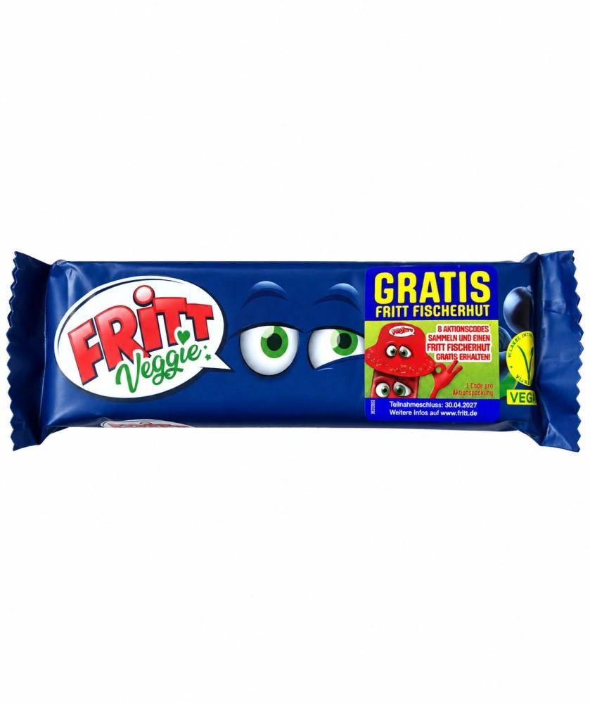 FRITT Veggie - Žvýkací bonbóny s vitamínem C a příchutí borůvky 70 g