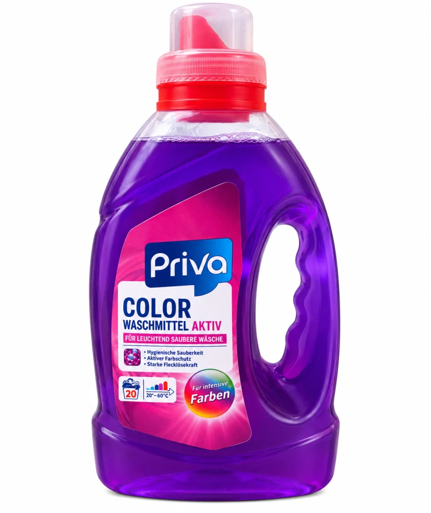 Priva Color Prací gel na barevné prádlo (1,1 l / 20 pracích dávek)