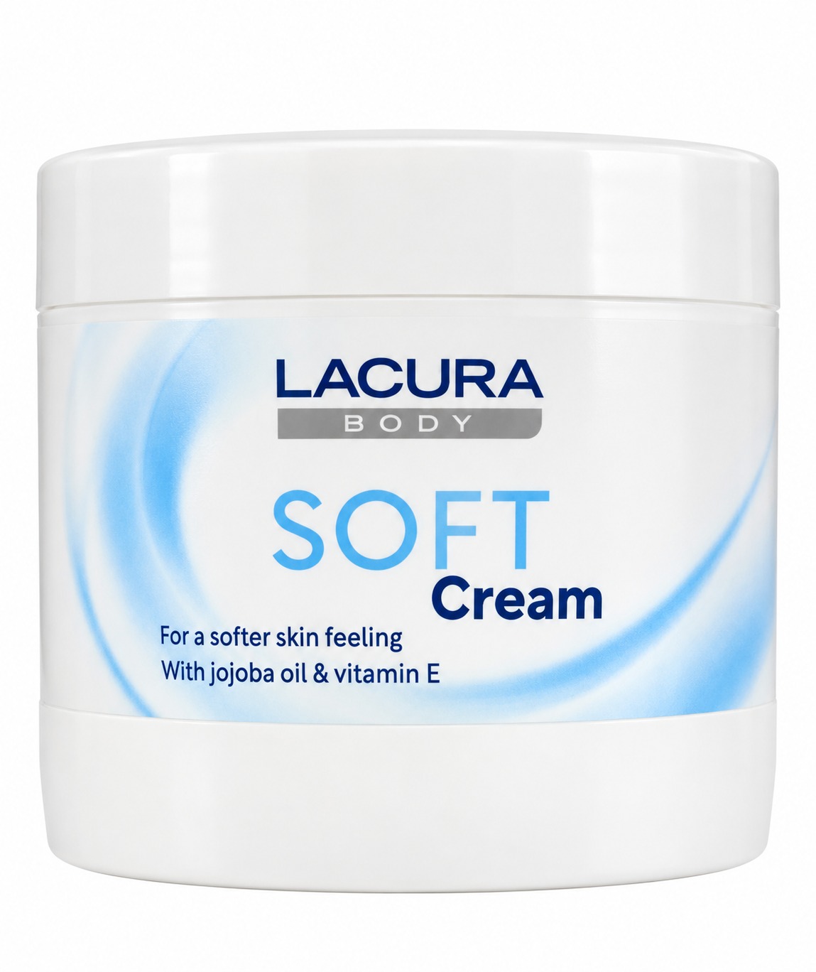 Lacura Body Zjemňující tělový krém Soft Cream s jojobovým olejem a vitaminem E 300 ml