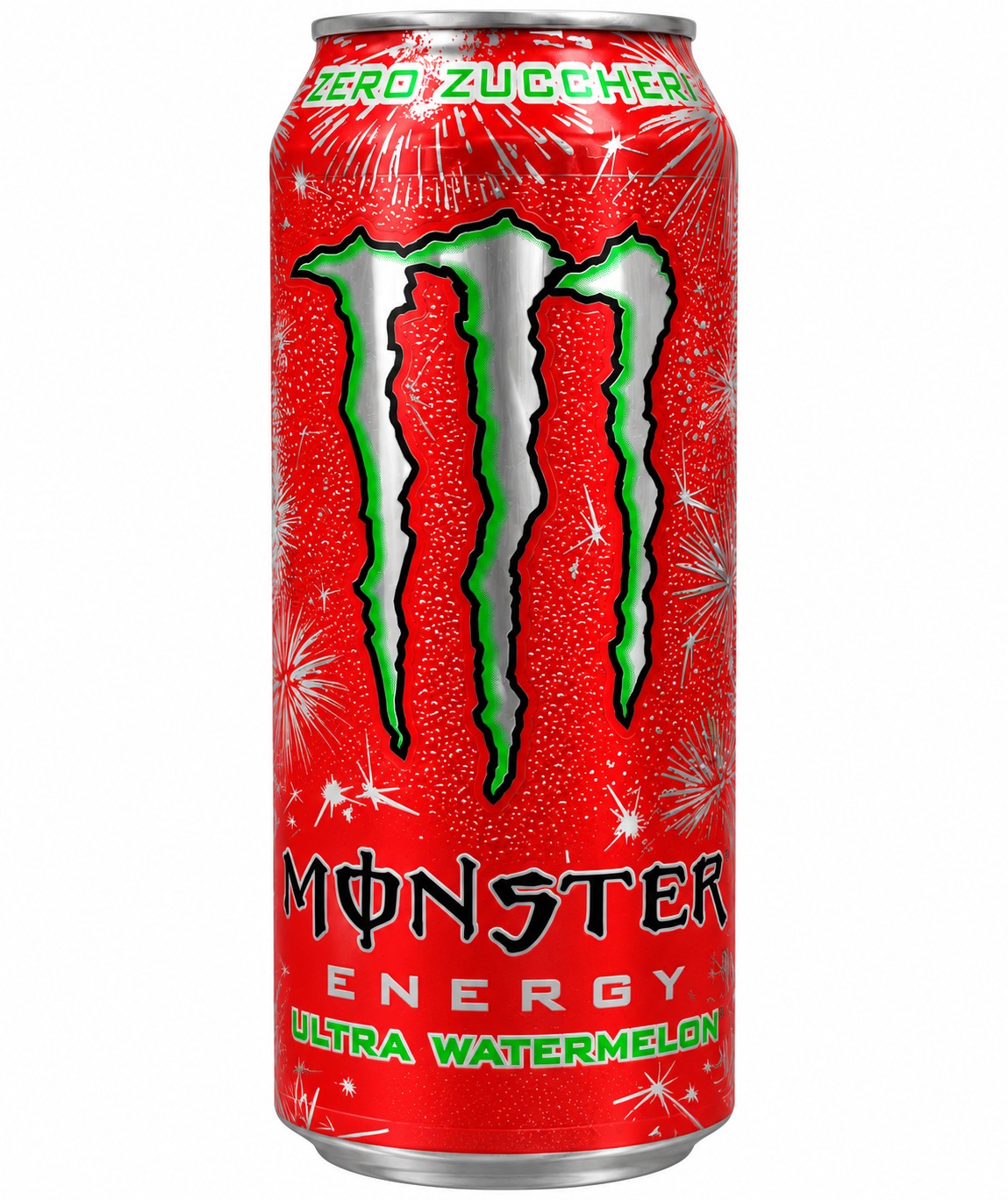 Monster Energy Ultra Watermelon Sycený energetický nápoj bez cukru s příchutí vodního melounu 500 ml