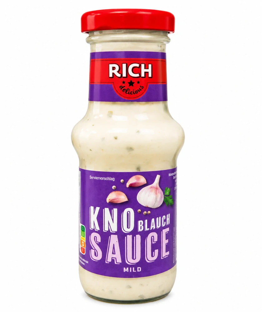 RICH Česneková omáčka jemná 250 ml