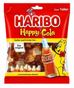 Haribo Happy Cola Ovocné želé s kolovou příchutí 175 g
