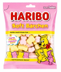 Haribo Soft Bärchen pěnové cukrovinky s ovocnou příchutí 175 g