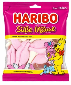 Haribo Süße Mäuse pěnové cukrovinky 175 g
