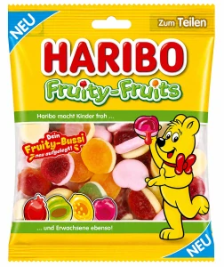 HARIBO Fruity Fruits plněné želé s ovocnými příchutěmi 160g