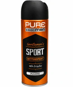 PURE & BASIC Men Gentlemen's SPORT Antiperspirant Spray 200 ml